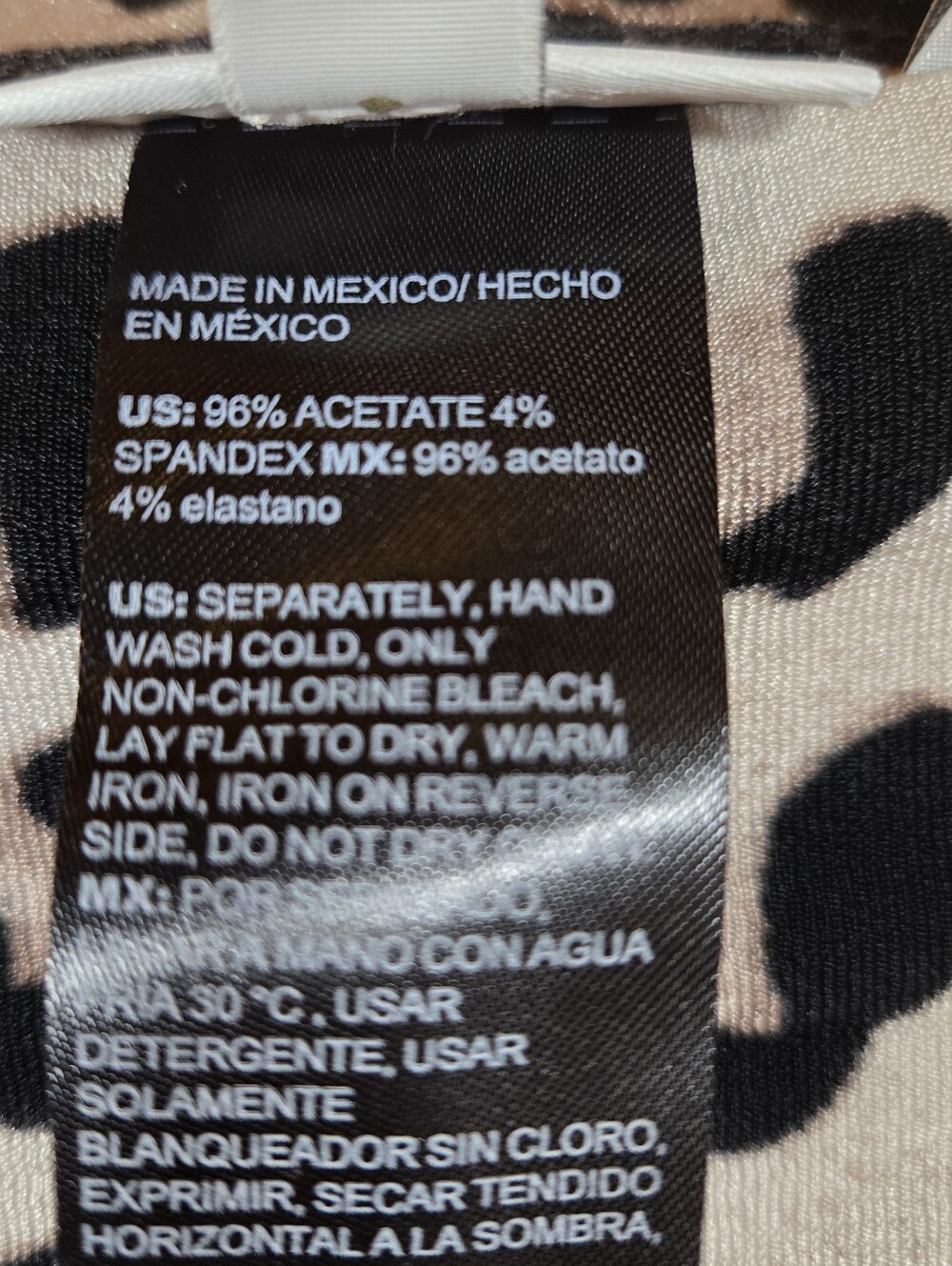 Chico's Women's Travelers Midi Skirt Size 4 XXL Animal Print Stretch Pull On NWT - Picture 5 of 5